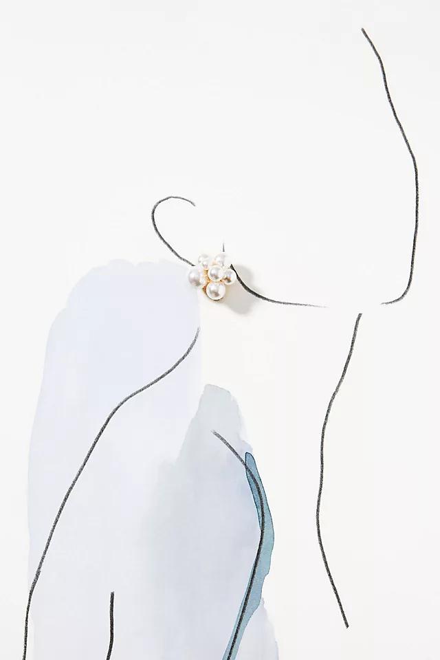 Kenneth Jay Lane Pearl Cluster Earrings Product Image