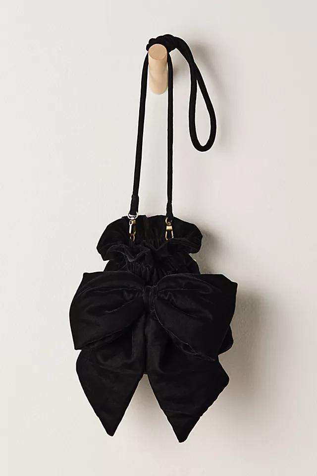 Belle Velvet Bow Bag Product Image