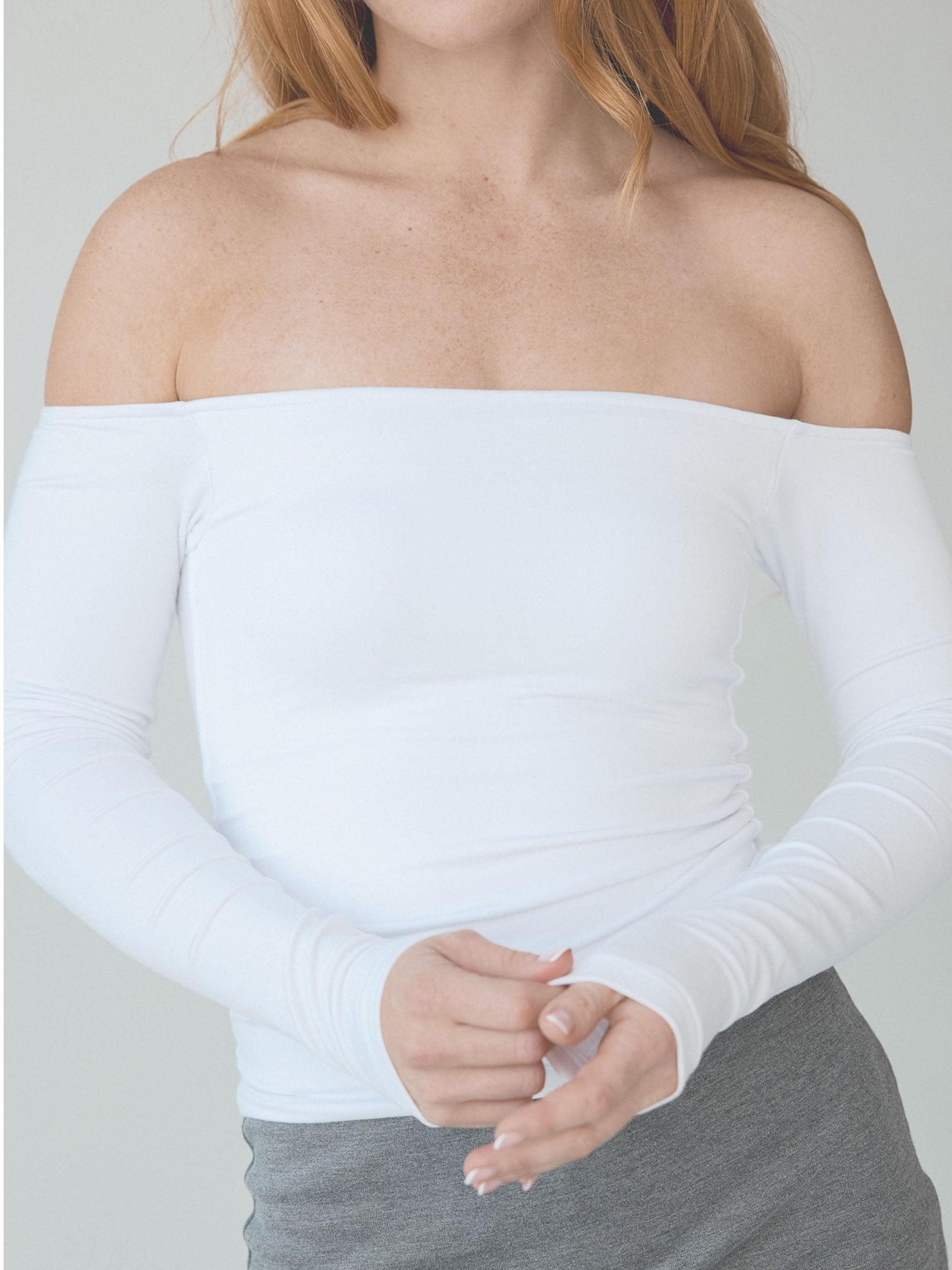 Off The Shoulder Braless Long Sleeve Product Image