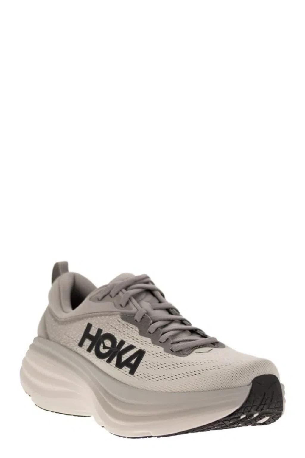 HOKA Outdoor Shoe Men Bondi 8 Sharkskin/harbor Mist Product Image