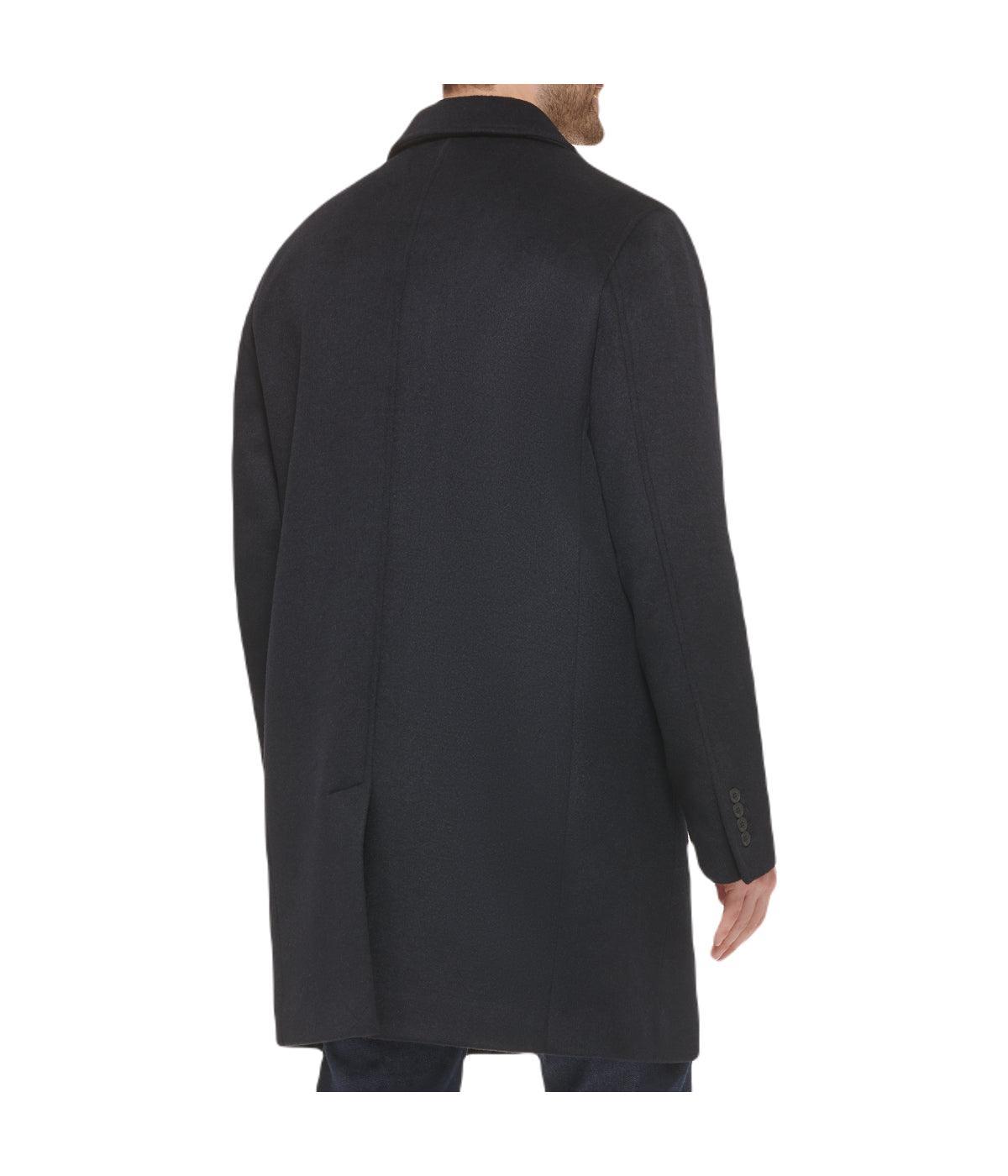 Mens Wool Coat Navy Product Image
