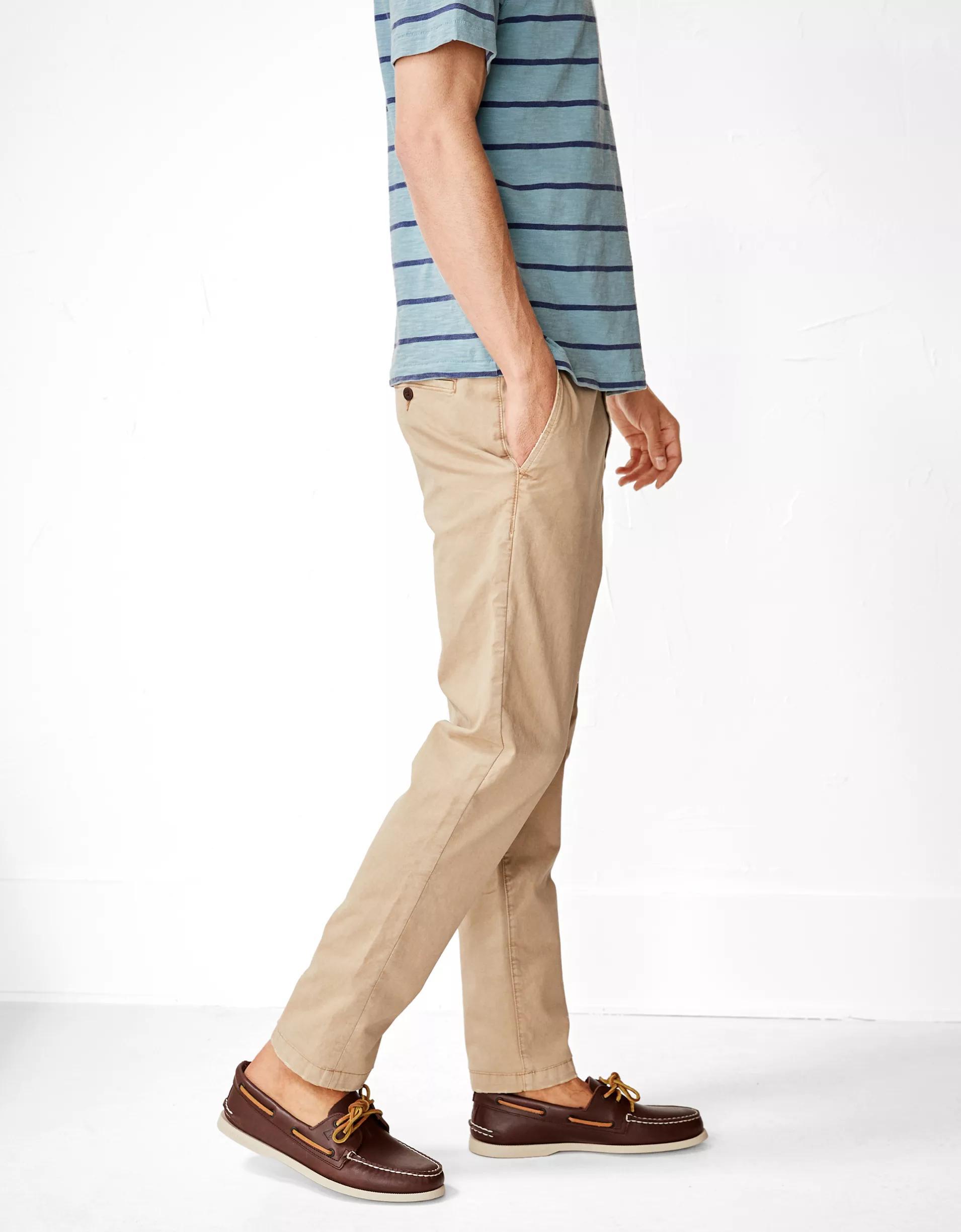 AE Flex Slim Lived-In Khaki Pant Product Image