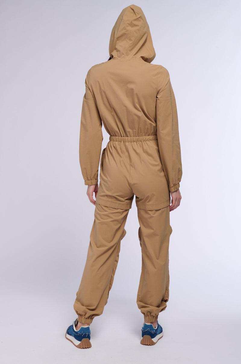 PENNY HOODED CARGO JUMPSUIT Product Image