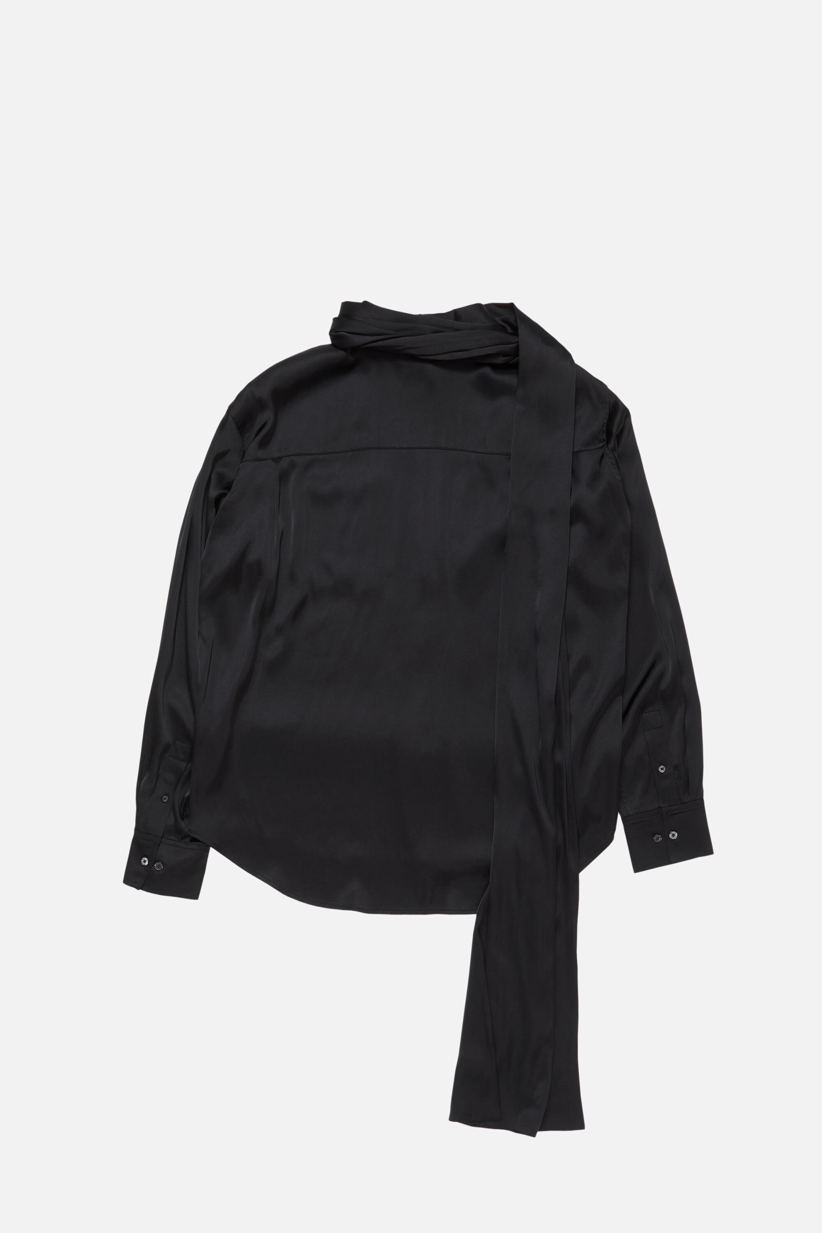 Layered Satin Blouse Product Image