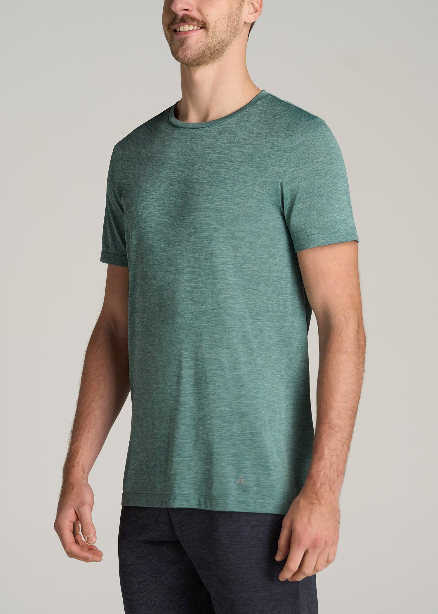 A.T. Performance MODERN-FIT Athletic Jersey Tall Tee in Green Mix Product Image