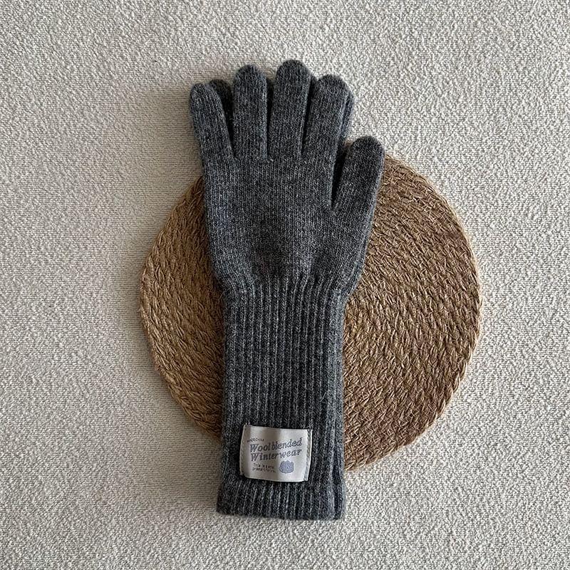 Plain Knit Gloves Product Image