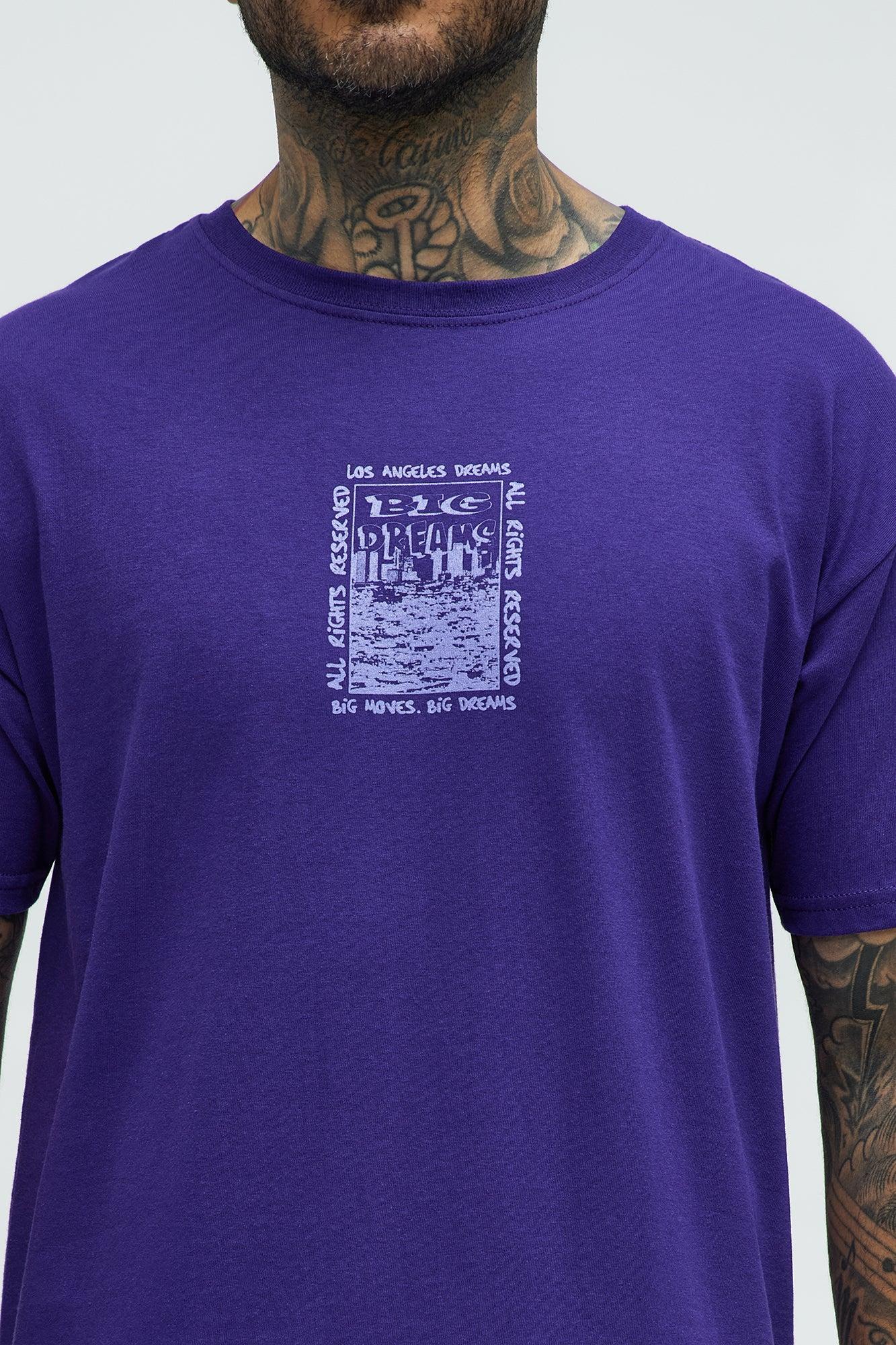 Big Dreams Short Sleeve Tee - Purple Product Image
