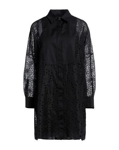 MAX MARA Embroidered Shirt Dress In Black Product Image