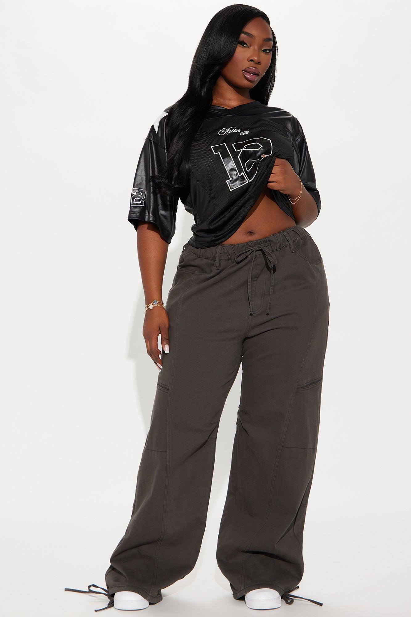 My Everyday Wide Leg Jogger - Black Product Image