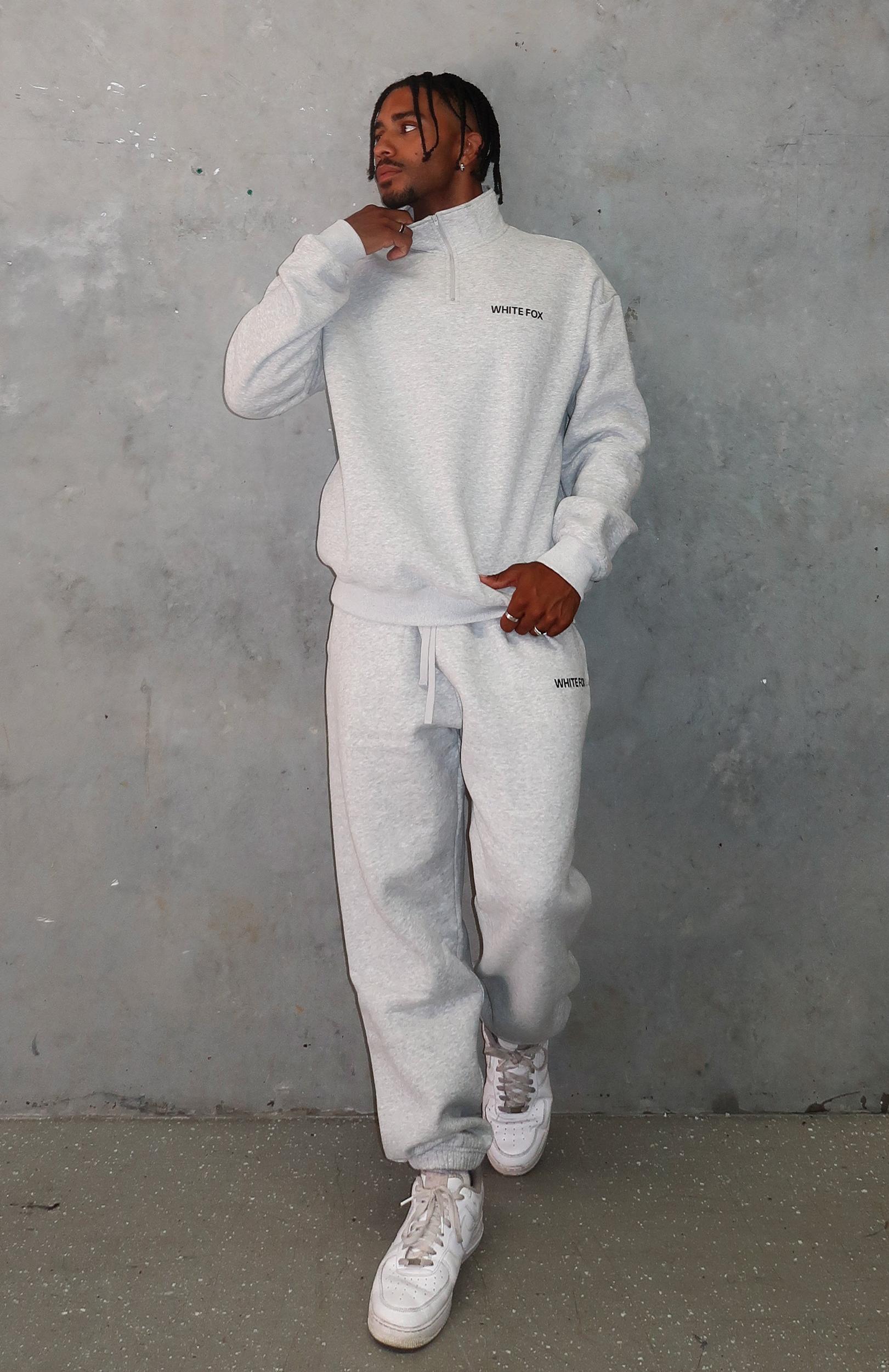 Core Classic Zip Front Sweater Dark Grey Marle Product Image