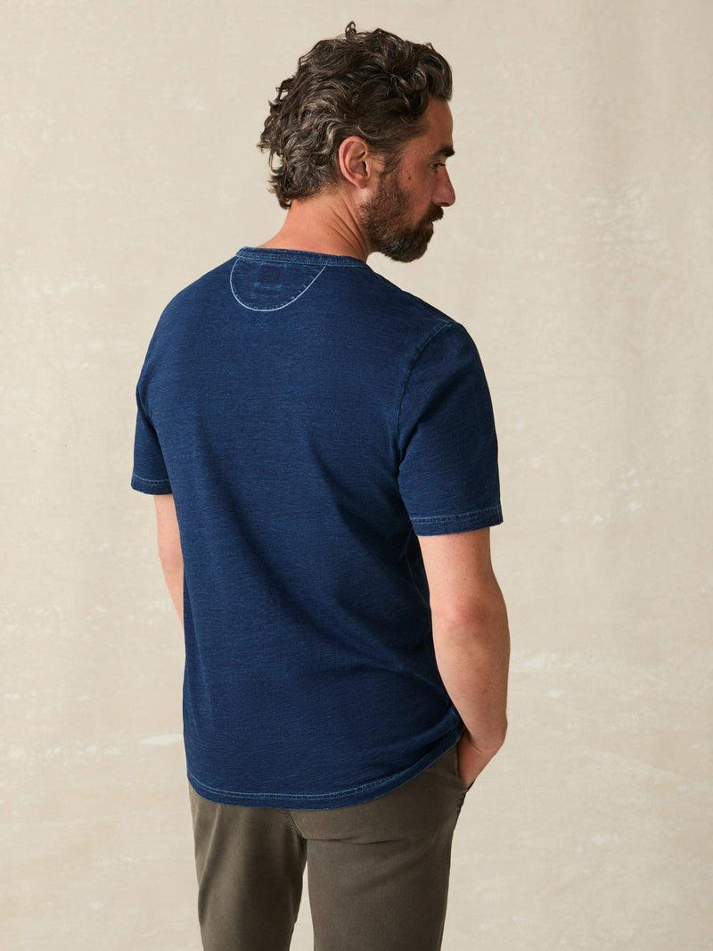 Short-Sleeve Indigo Pocket Tee - Midnight Wash Product Image