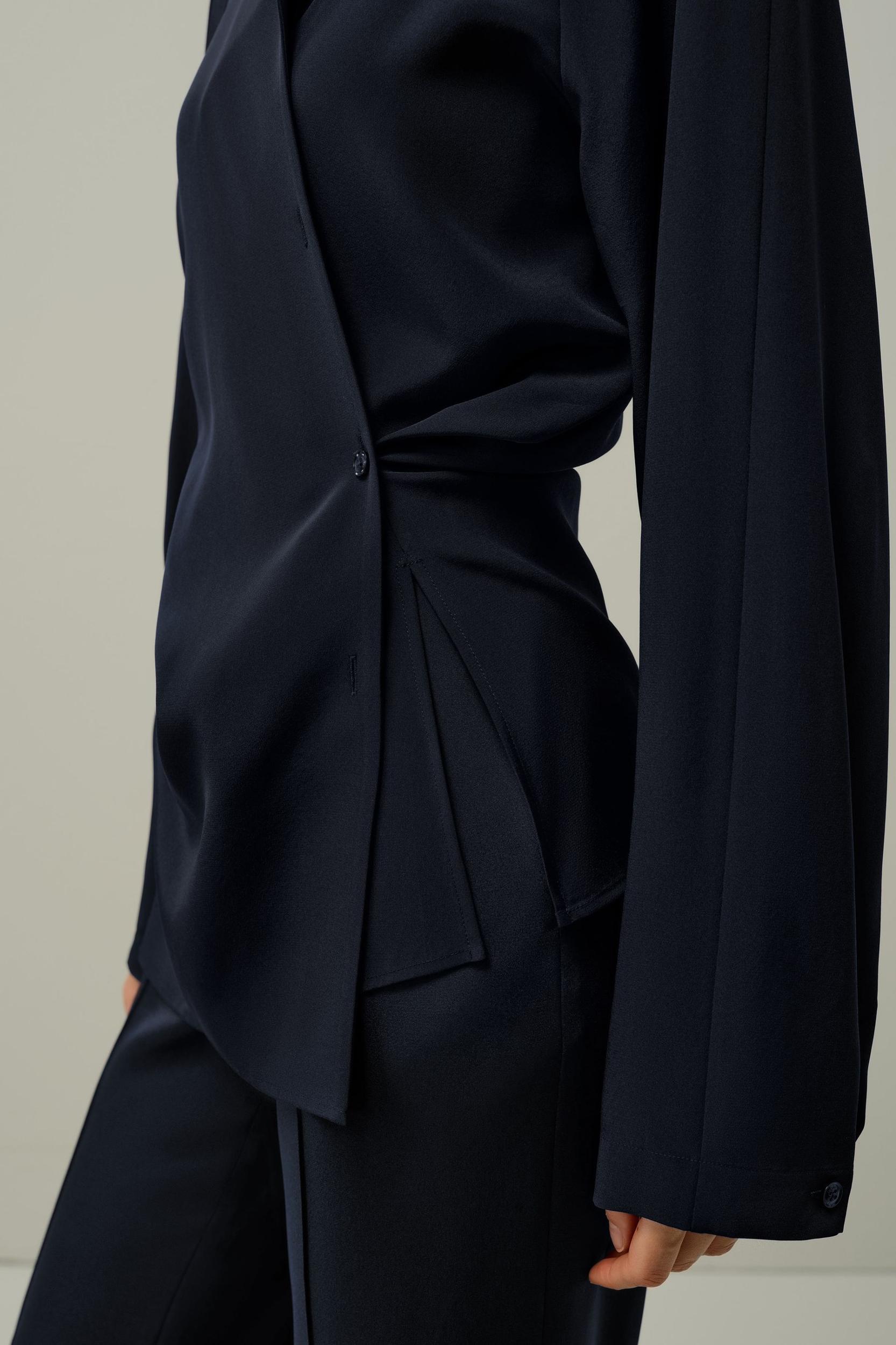 Multipositional Silk Shirt Product Image