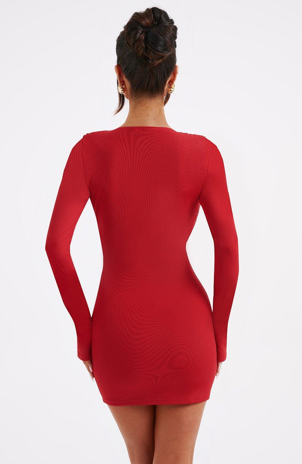 Danielle Mini Dress - Red Product Image