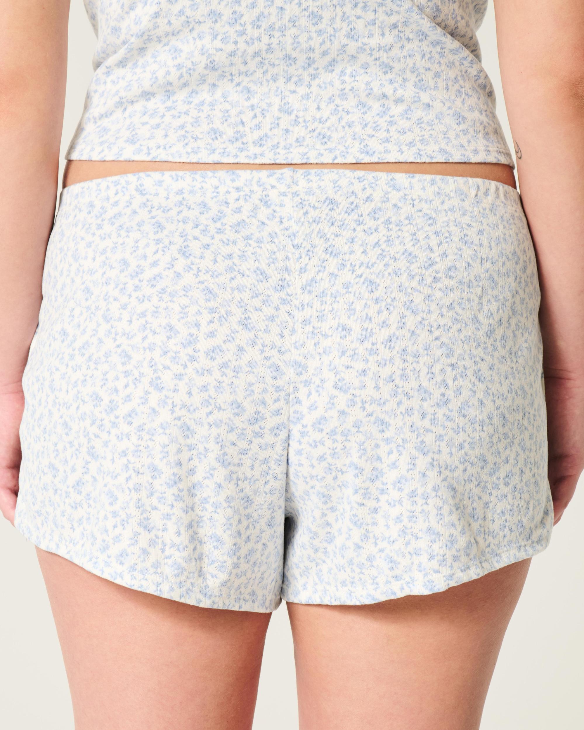 Cozy Pointelle Bow Shortie Product Image