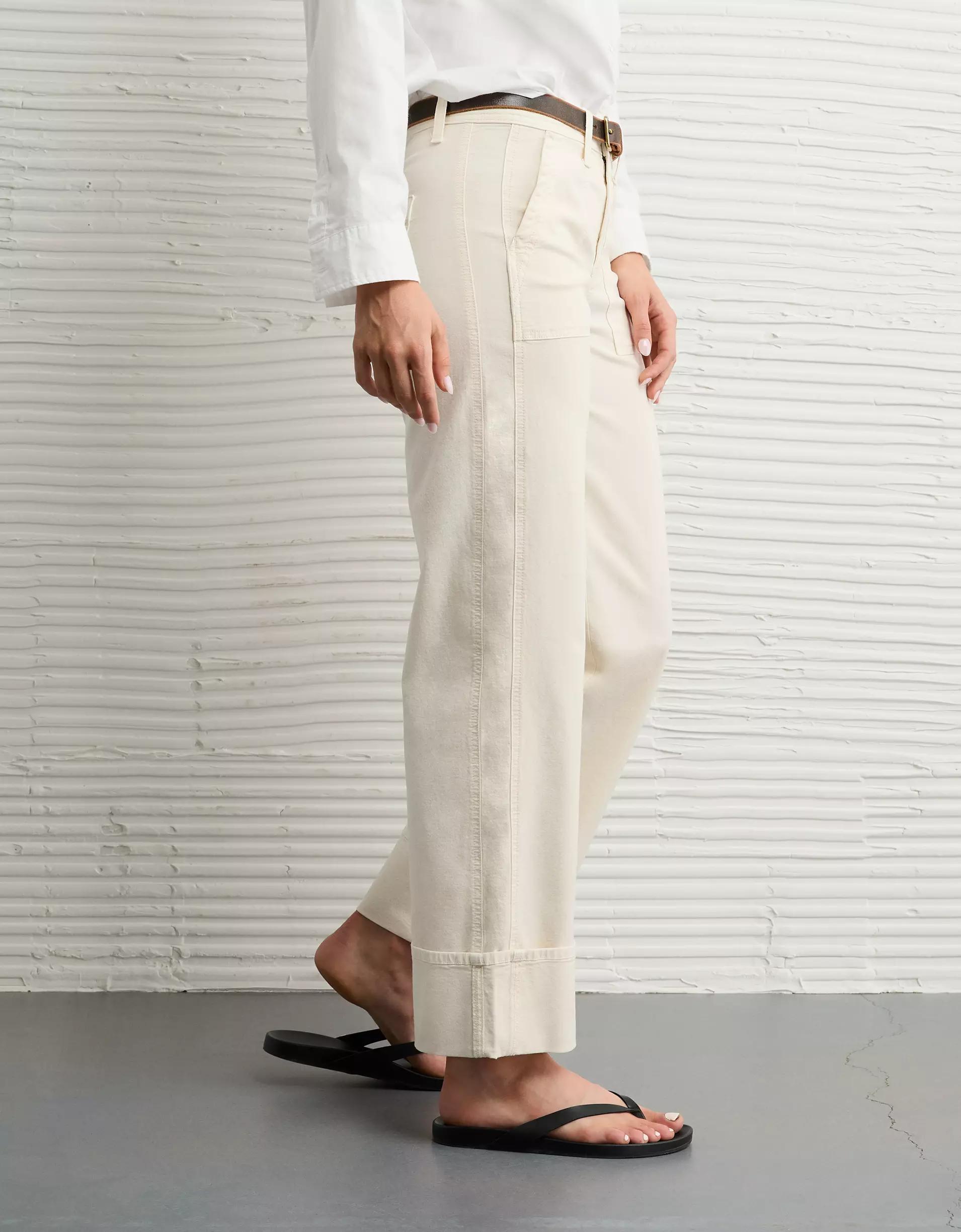 AE Stretch High-Waisted Stovepipe Pant Product Image