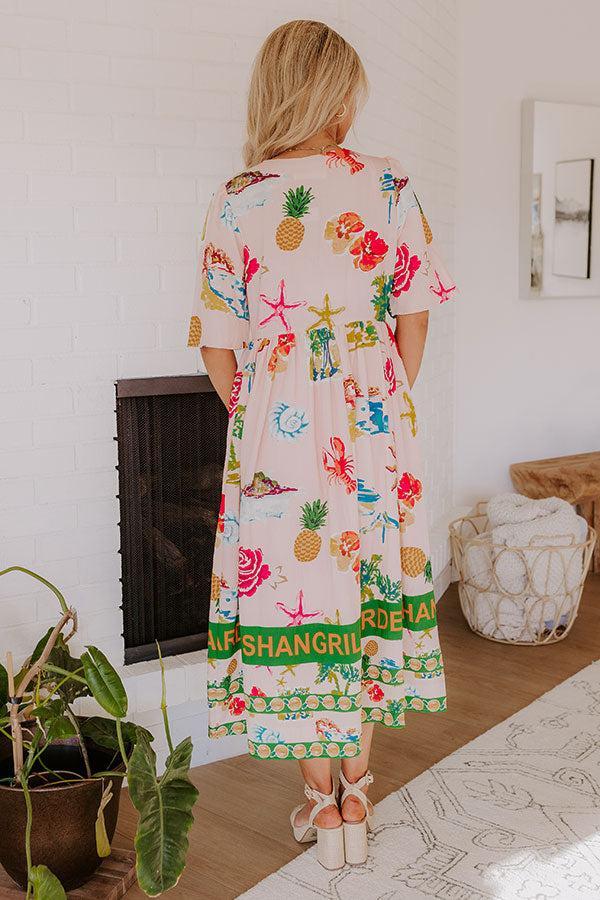 Shangri La Gardens Midi Dress Product Image