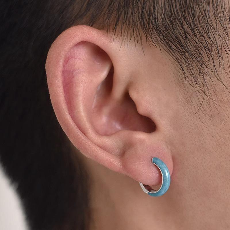 Plain Alloy Huggie Earring Product Image