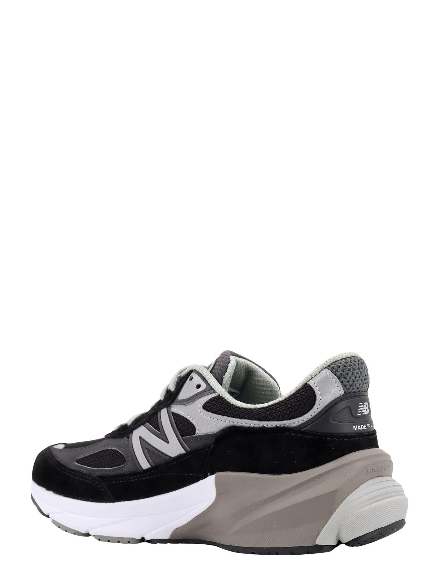 NEW BALANCE Printed Suede Mesh Sneakers With Cushioned Sole In White Product Image