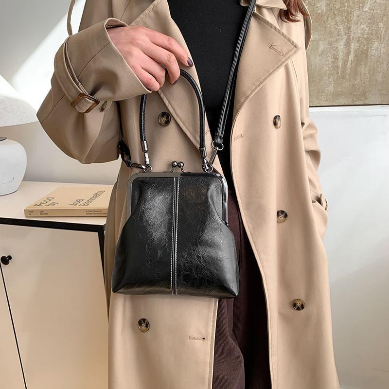 Faux Leather Crossbody Bag Product Image