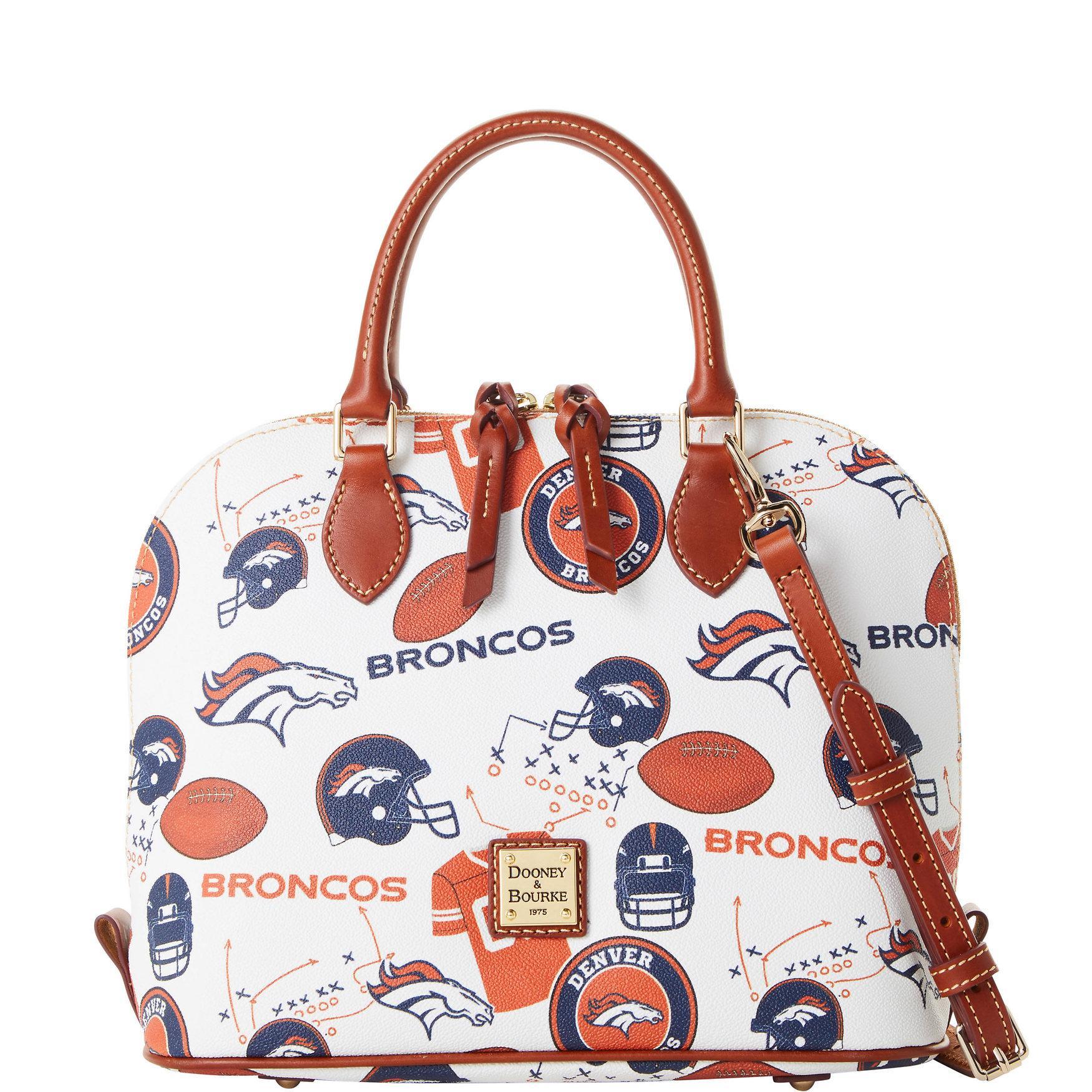 Womens Dooney & Bourke Denver Broncos Gameday Zip Zip Satchel Product Image