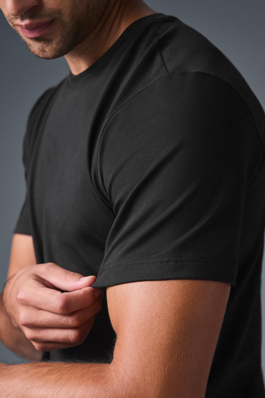 Conquer Reform Crewneck Short Sleeve - Black Male Product Image