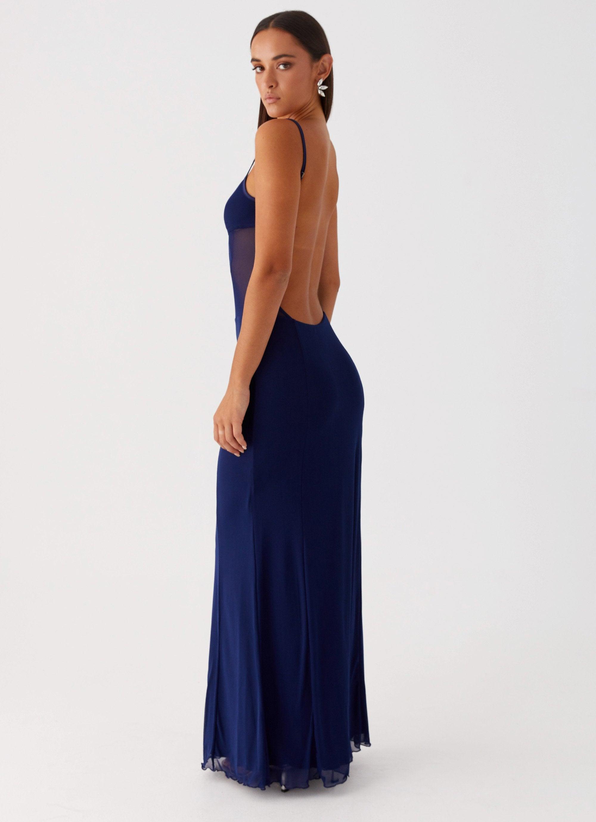 Miranda Maxi Dress - Navy Product Image