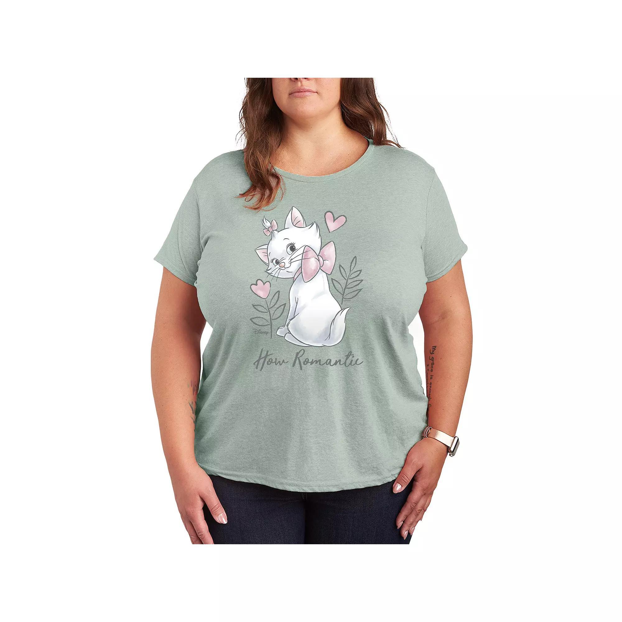 Disney's The Aristocats Marie Plus Romantic Graphic Tee, Women's,  Product Image