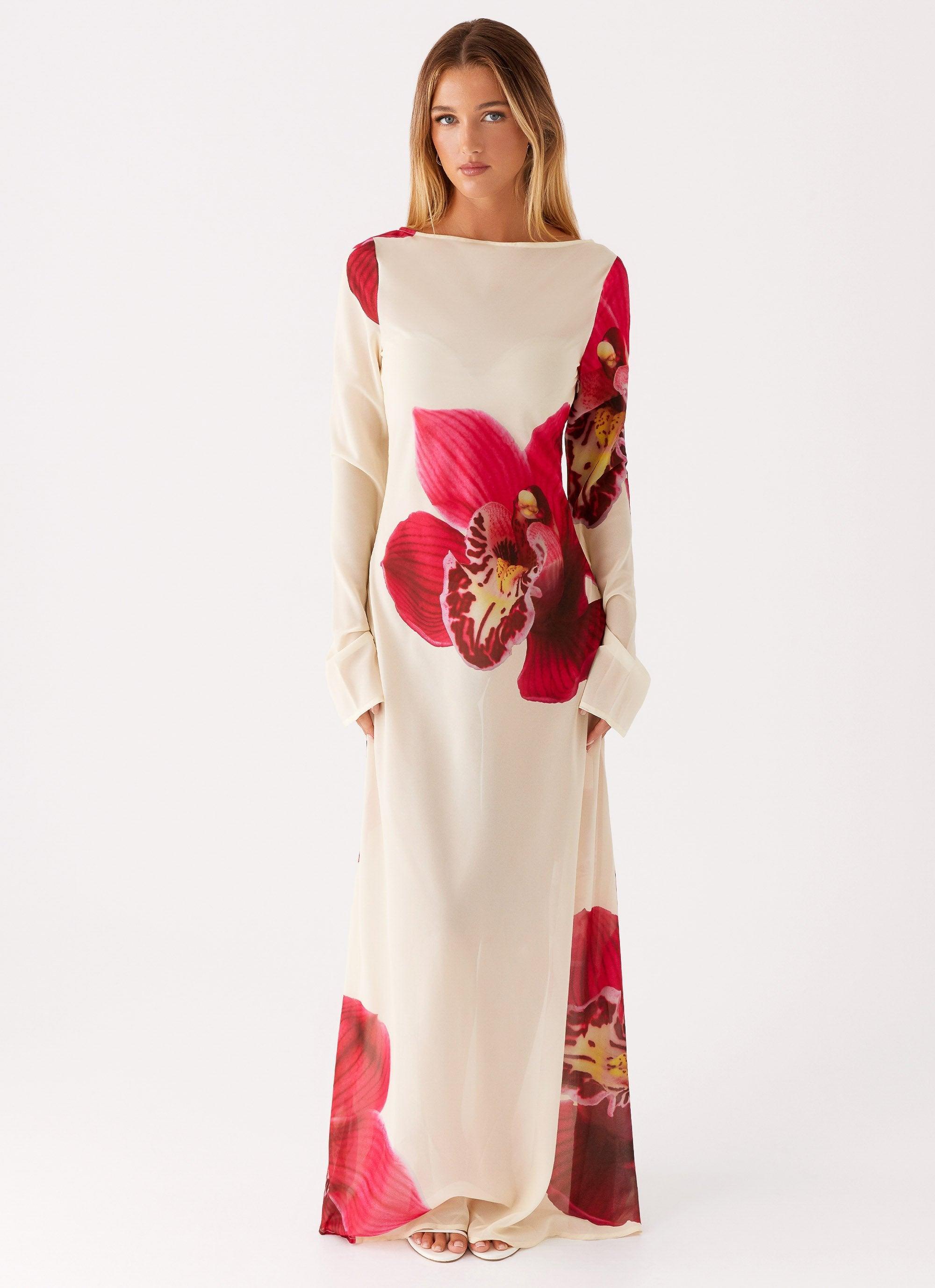 Lorde Maxi Dress - Orchid Yellow Product Image