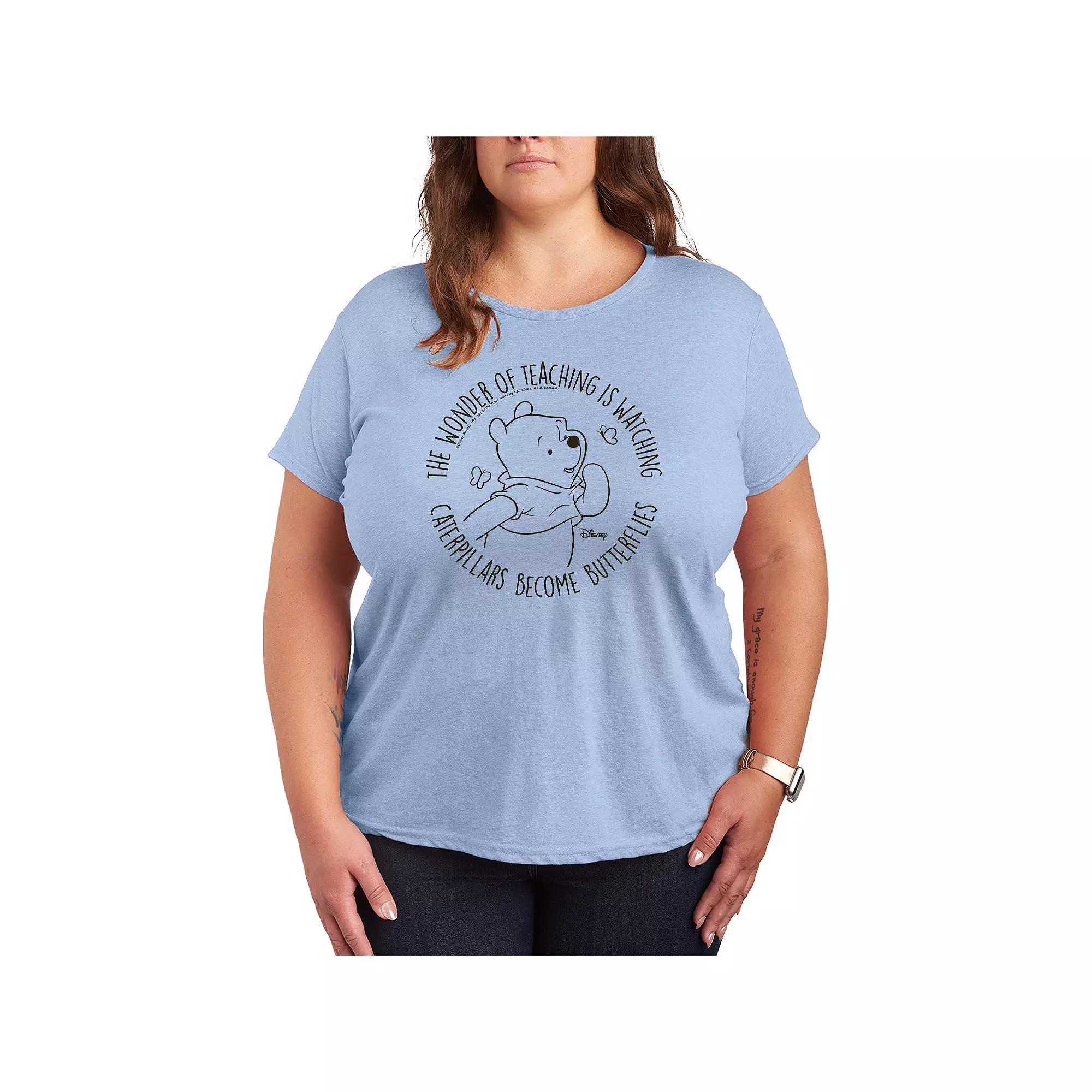 Disney's Winnie The Pooh Teaching Graphic Tee, Women's,  Product Image