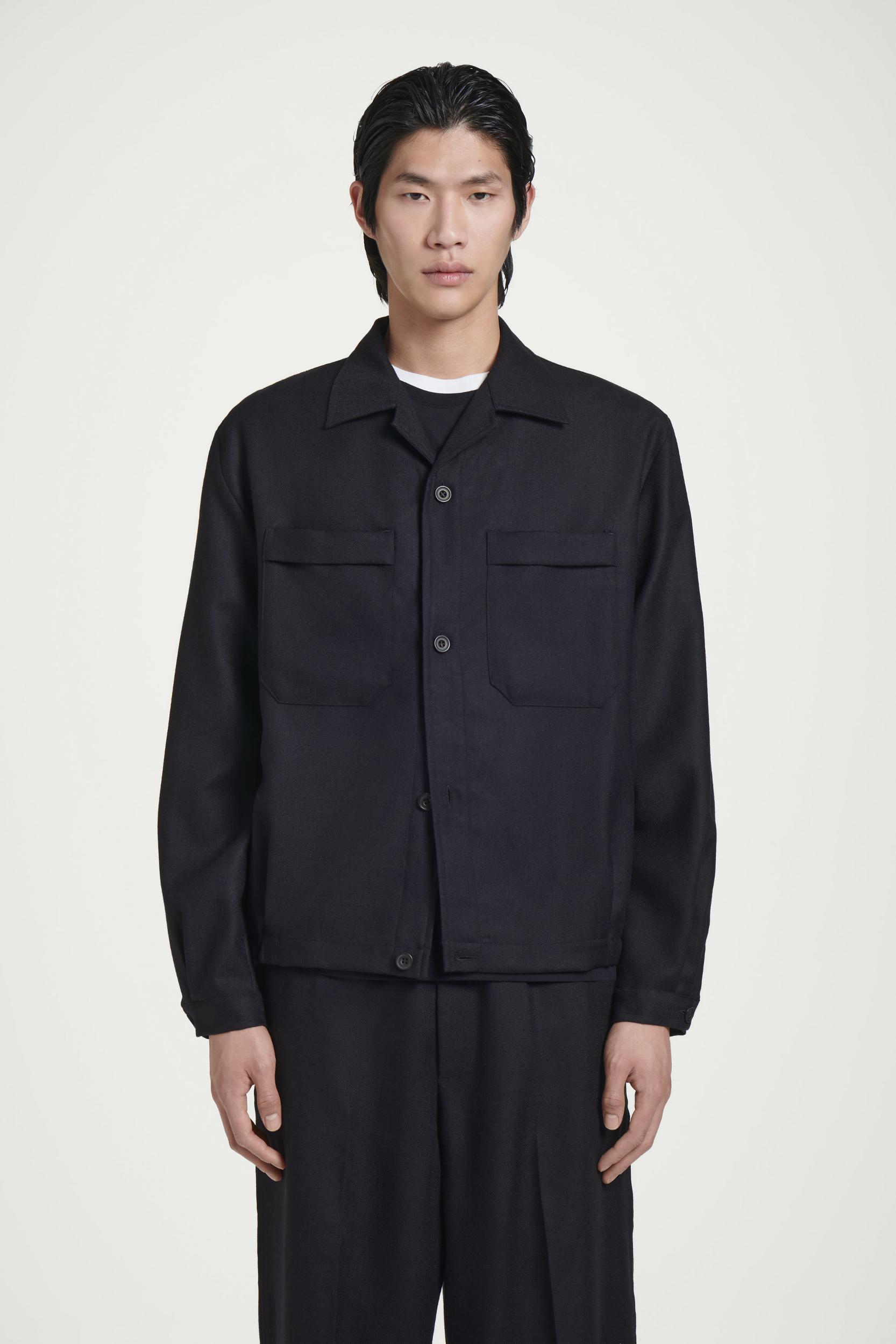 WOOL-FLANNEL OVERSHIRT Product Image