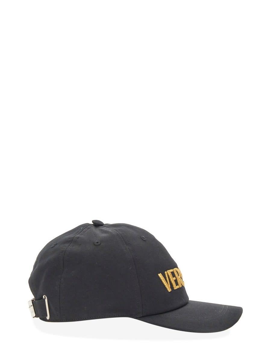 VERSACE Baseball Cap In Black Product Image