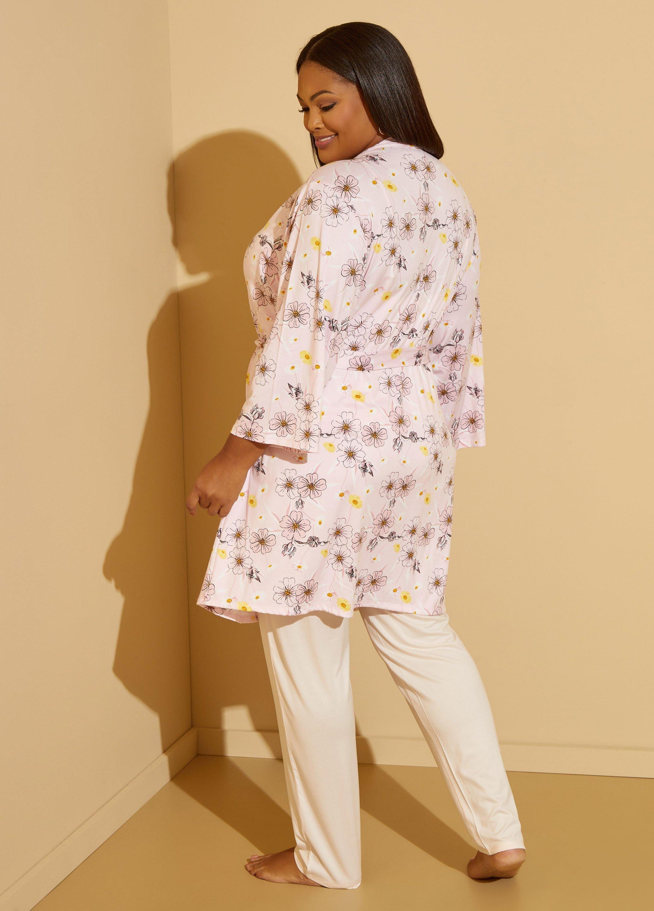 Cozy Couture Floral Robe Set Product Image