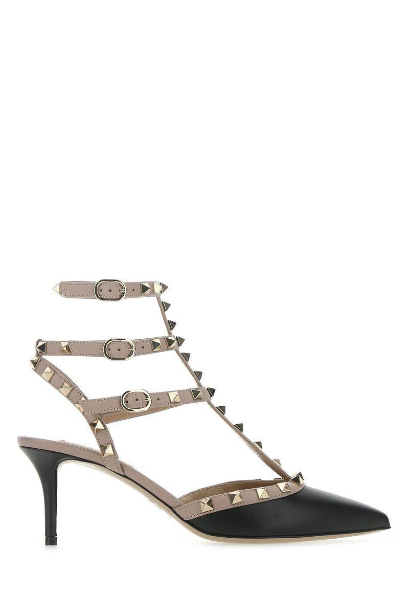 VALENTINO GARAVANI Rockstud Ankle In Black Product Image