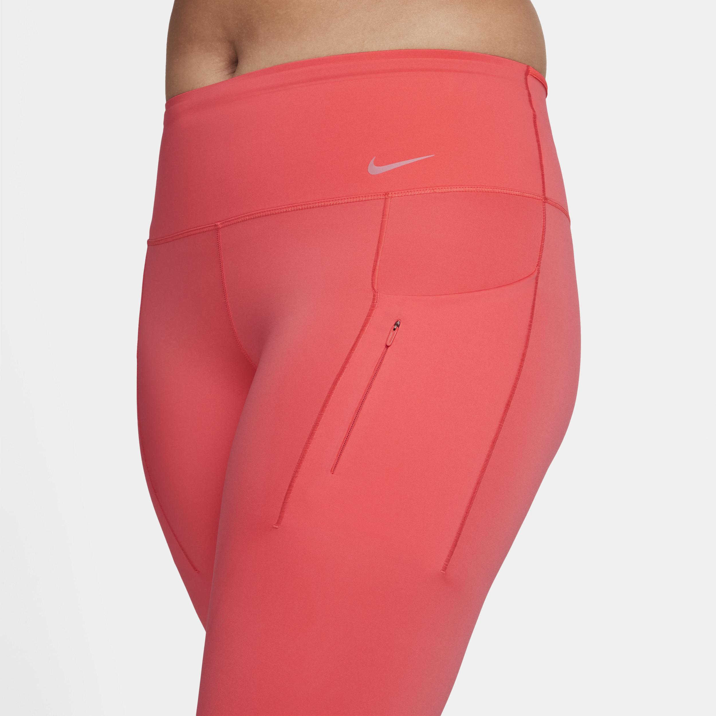 Nike Womens Go Firm-Support Mid-Rise Full-Length Leggings with Pockets Product Image