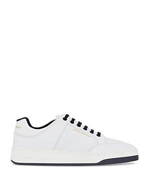 Saint Laurent Sl/61 Low-top Sneakers in Smooth and Grained Leather Product Image