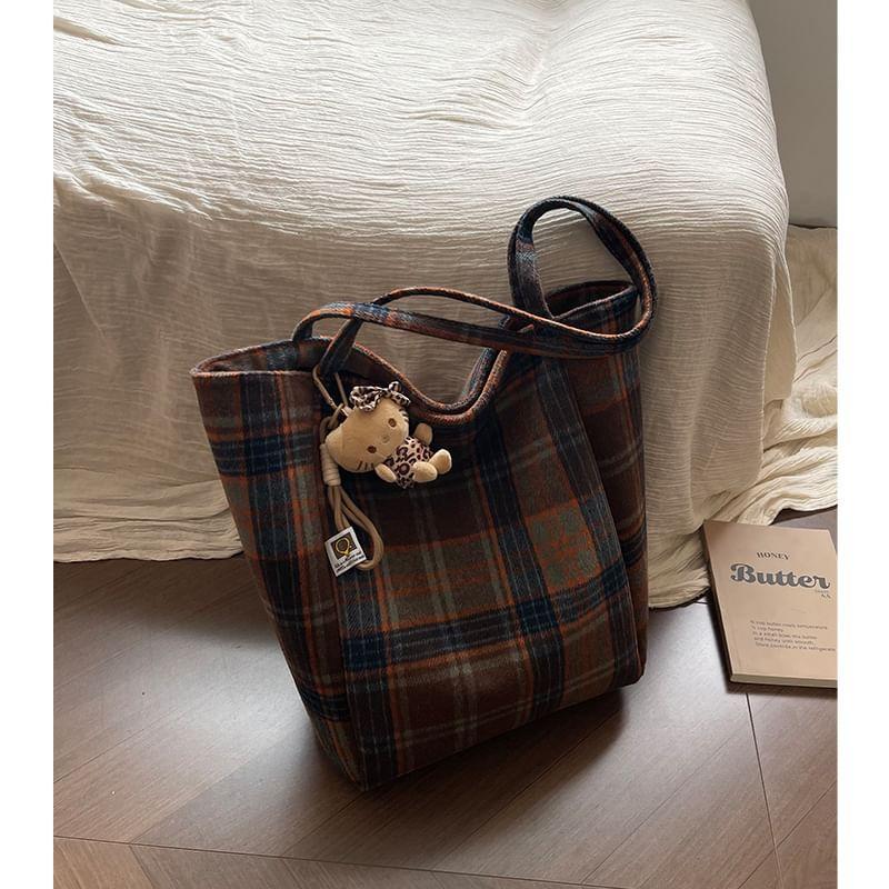 Plaid Tote Bag Product Image