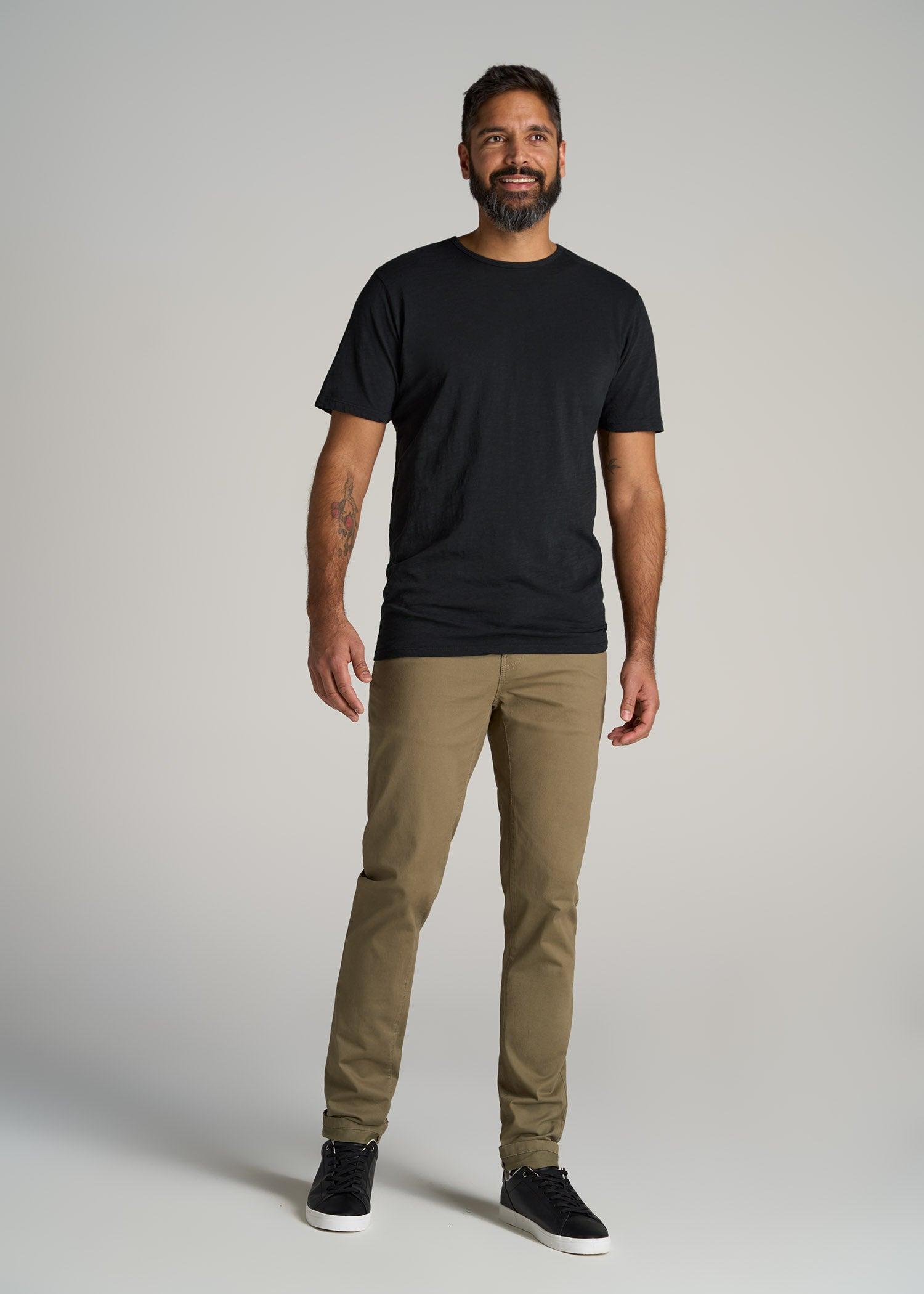 REGULAR-FIT Slub Tee in Charcoal - Tall Men's Shirts Product Image