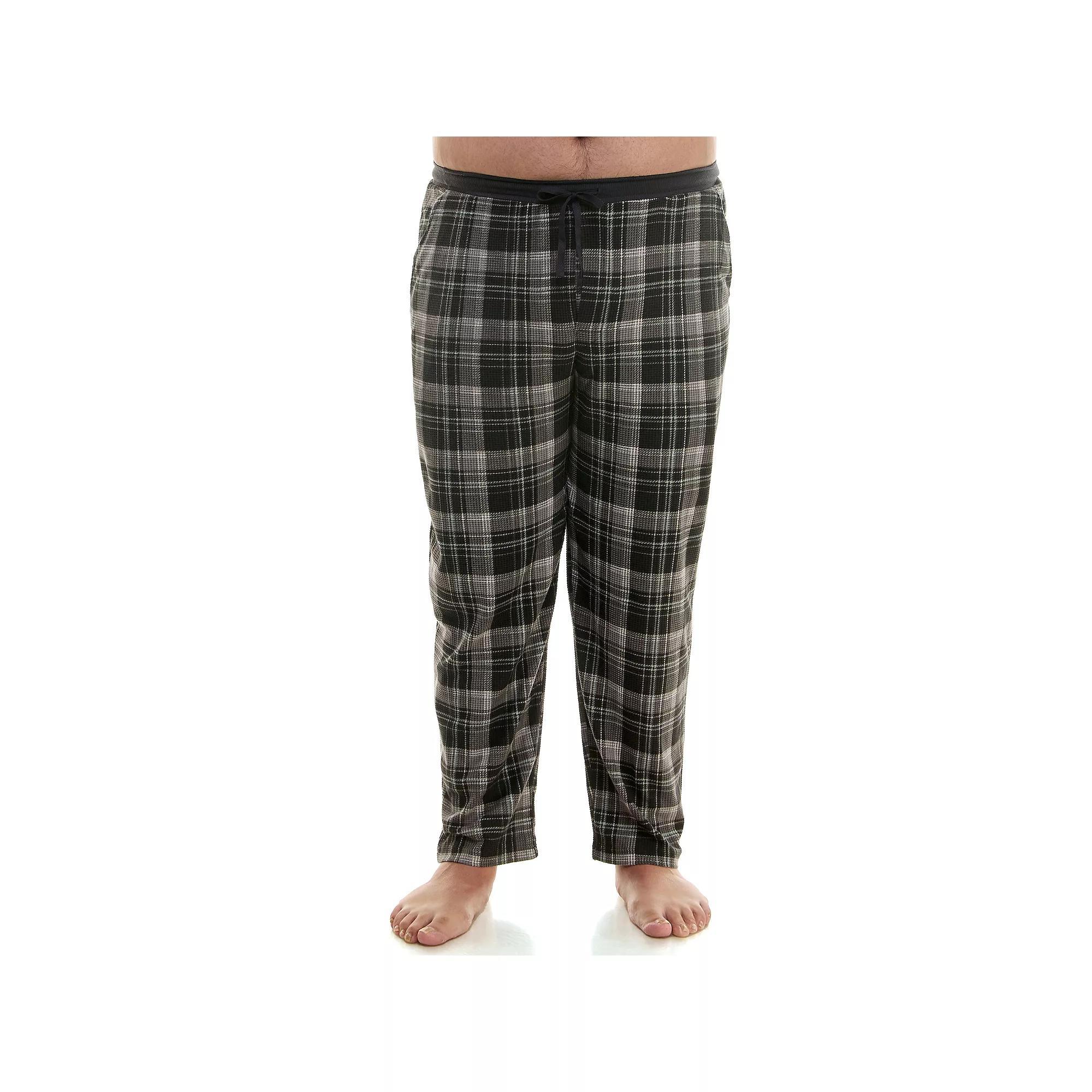 Big & Tall Sonoma Goods For Life® Supersoft Waffle Pajama Pants, Men's, Size: 3XL Tall, Blue Shore Product Image