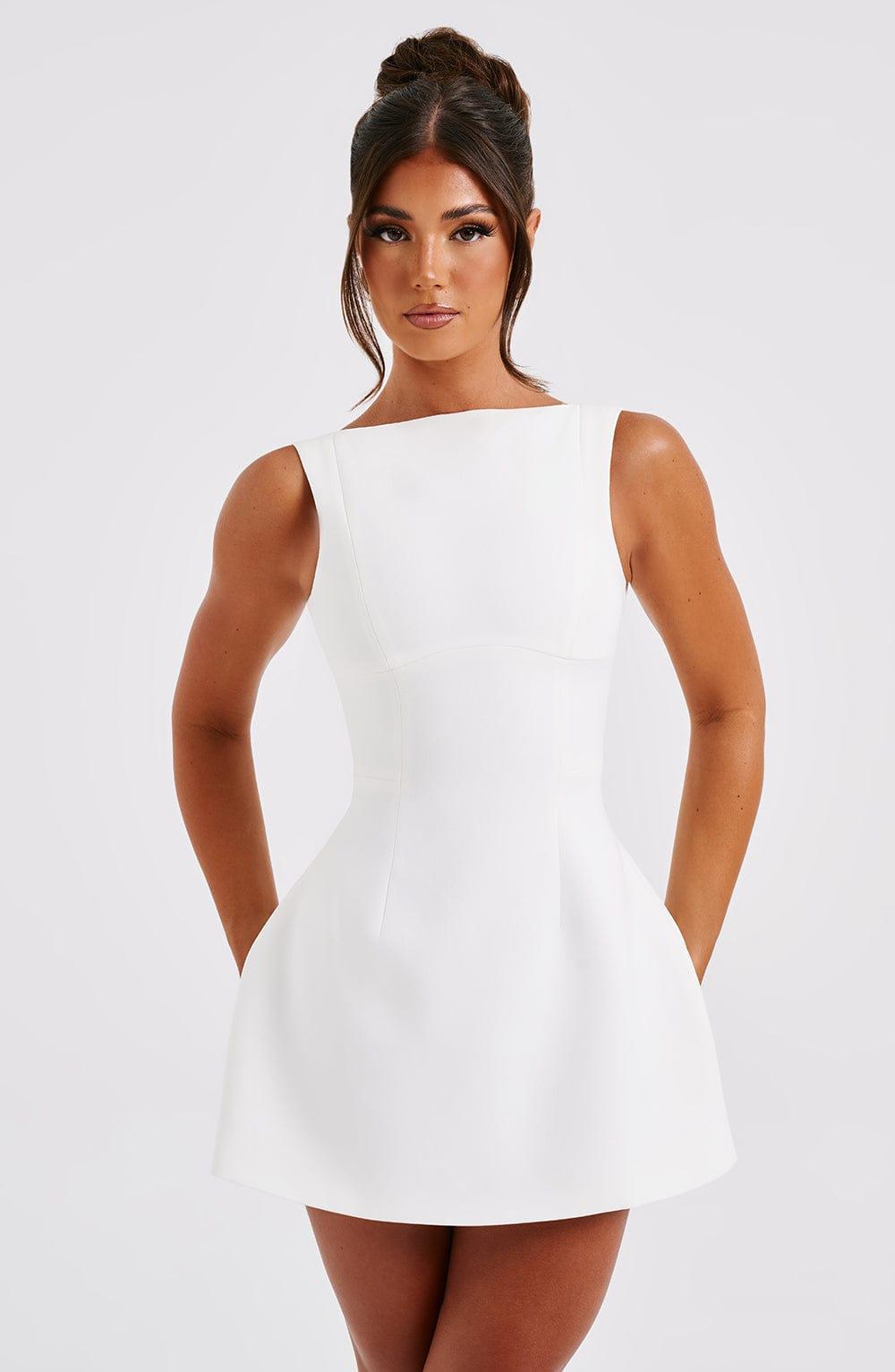 Alana Mini Dress - Ivory Product Image
