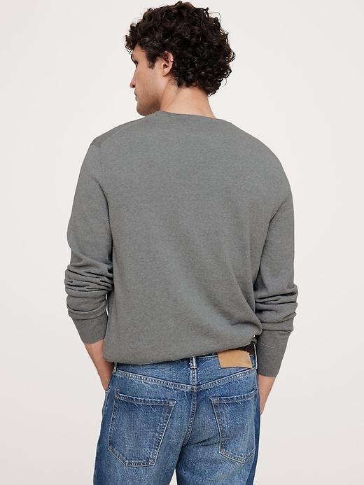 Italian Merino Crew-Neck Sweater Product Image