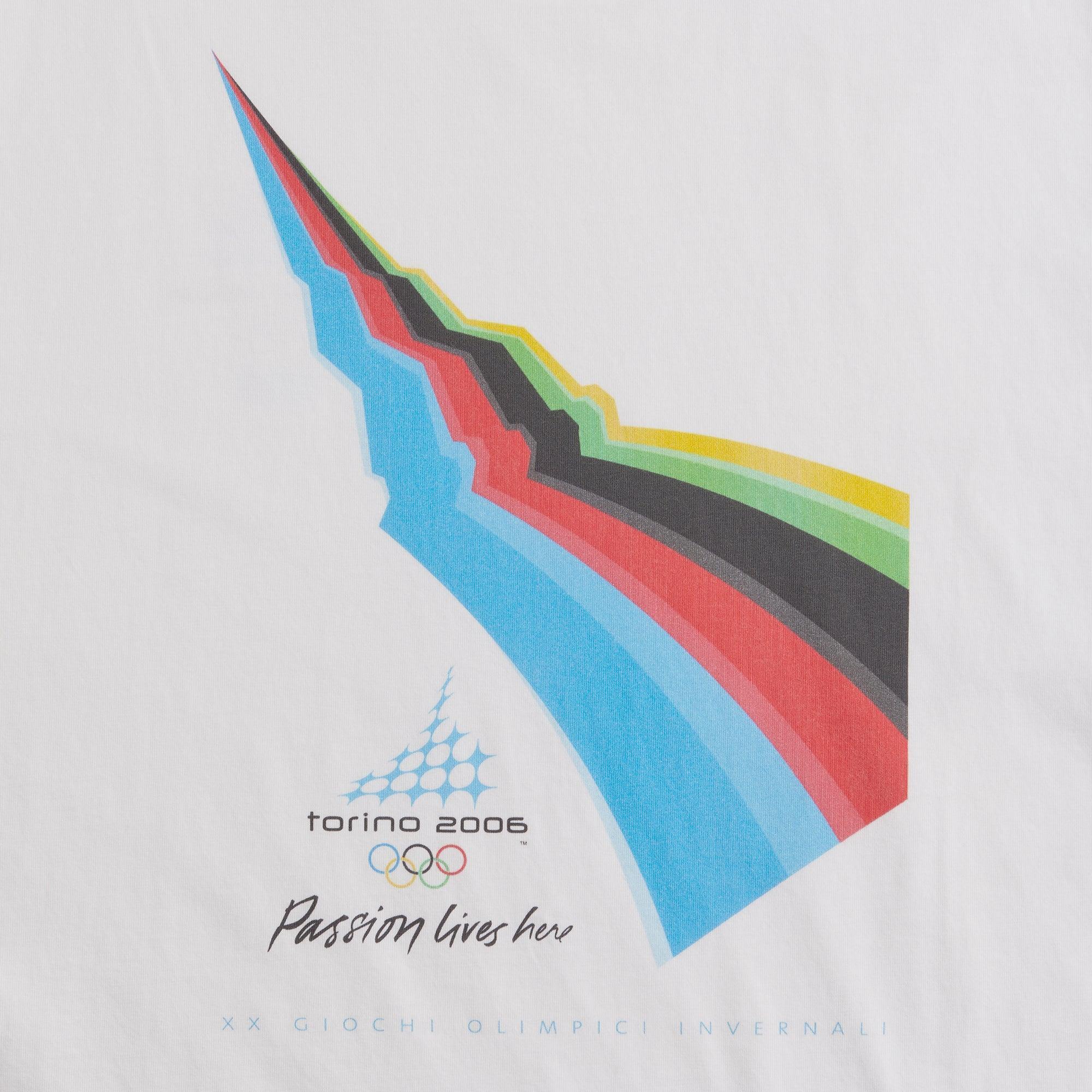 Kith for Olympics Heritage Torino 2006 Vintage Tee - White Male Product Image