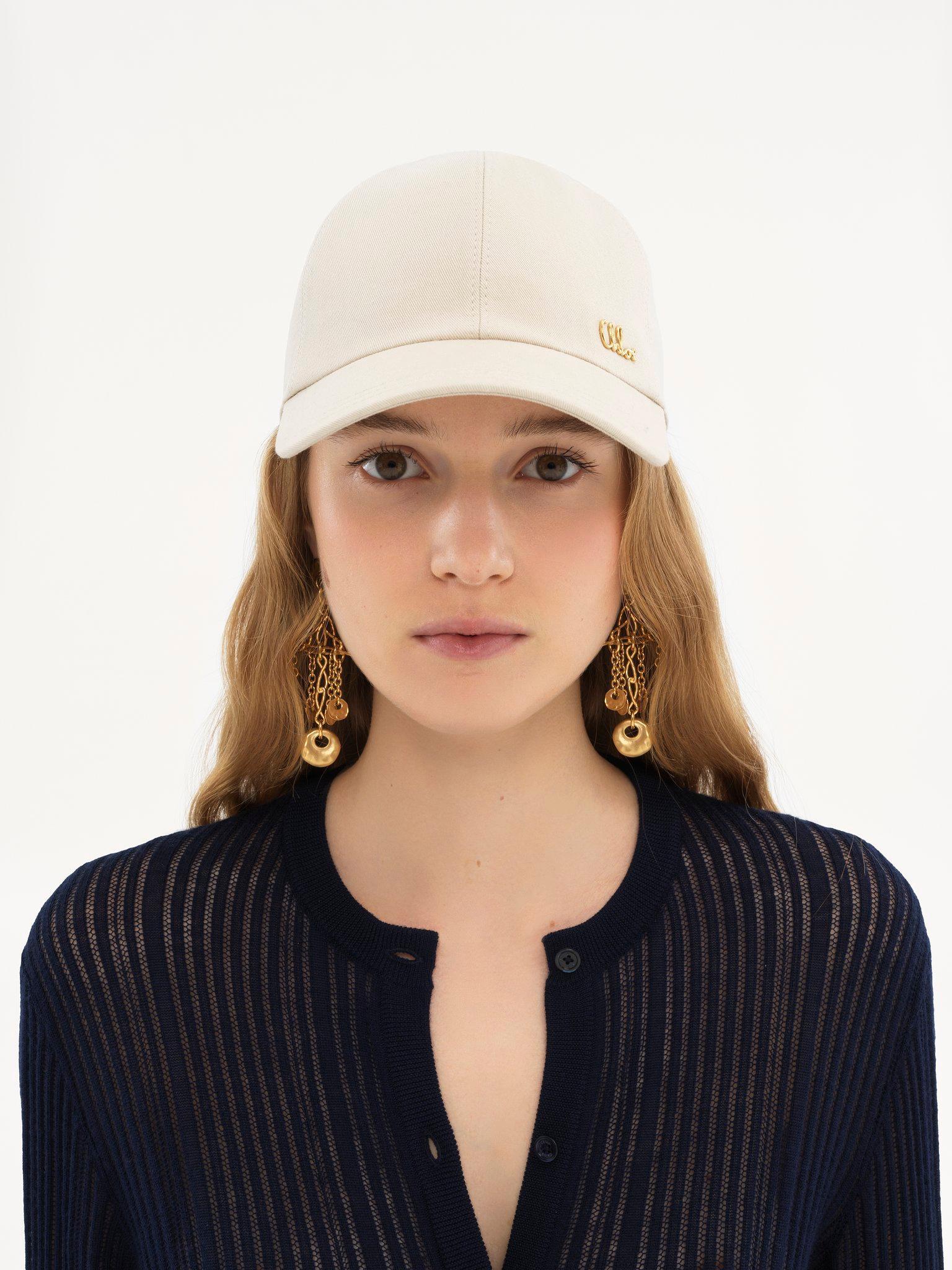 The Chloé Iconic cap in cotton canvas Product Image