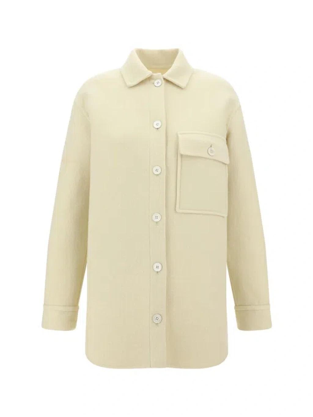 JIL SANDER Jacket In White Product Image