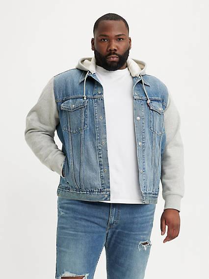 Hybrid Hoodie Trucker Jacket (Big) Product Image