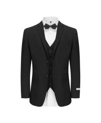 Gino Vitale Mens Skinny Fit Stretch 3-Piece Suit Product Image