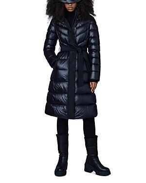 Womens Coralia Down Belted Puffer Coat Product Image