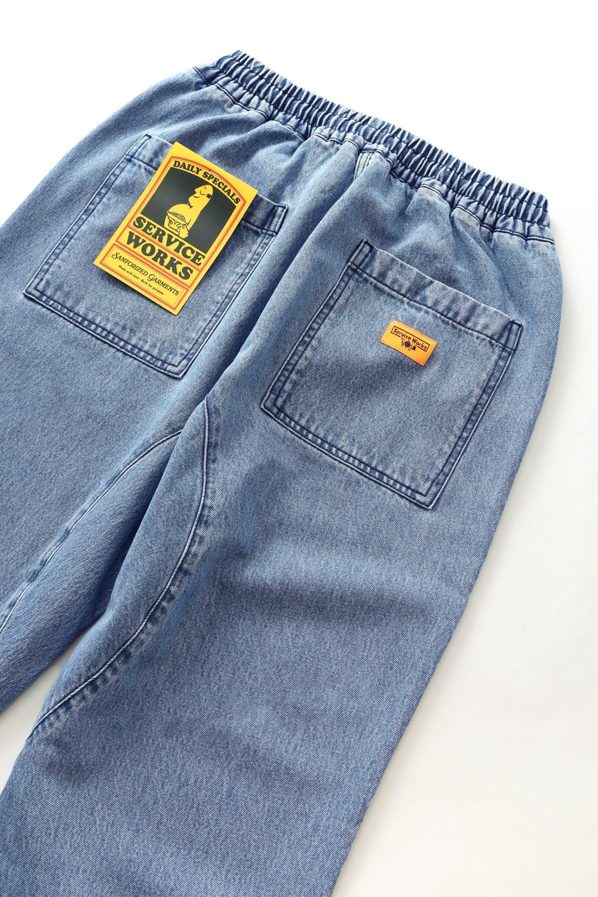 Service Works - Classic Chef Pants - Light Washed Denim Product Image