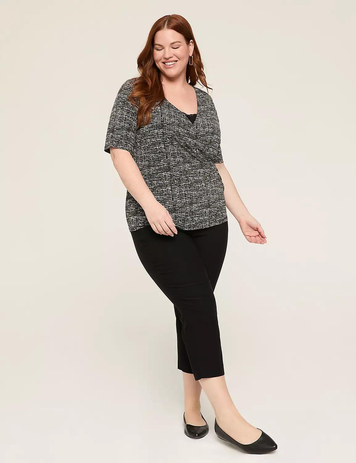 V-Neck Surplice Top Product Image