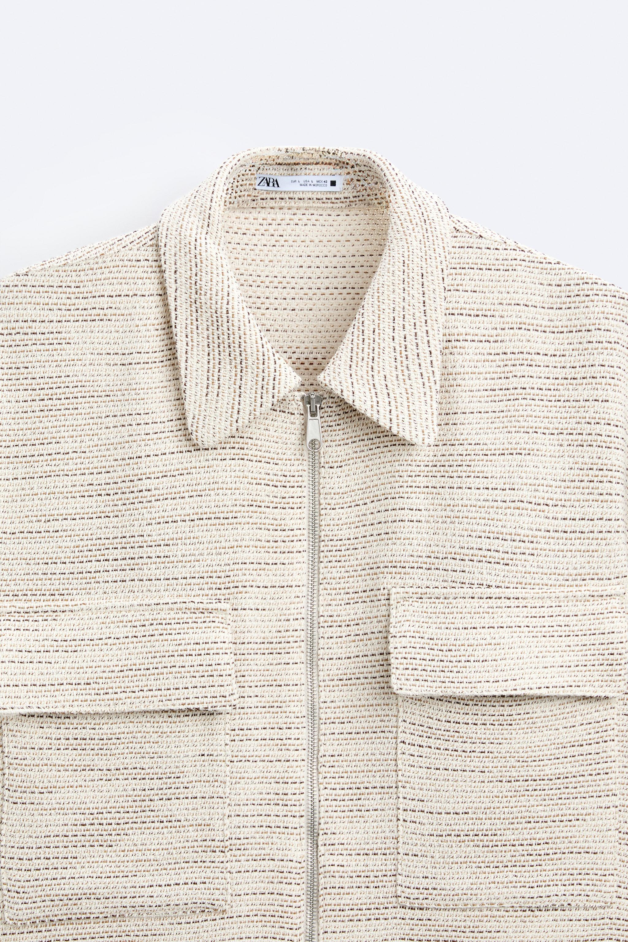 TEXTURED POCKET OVERSHIRT Product Image