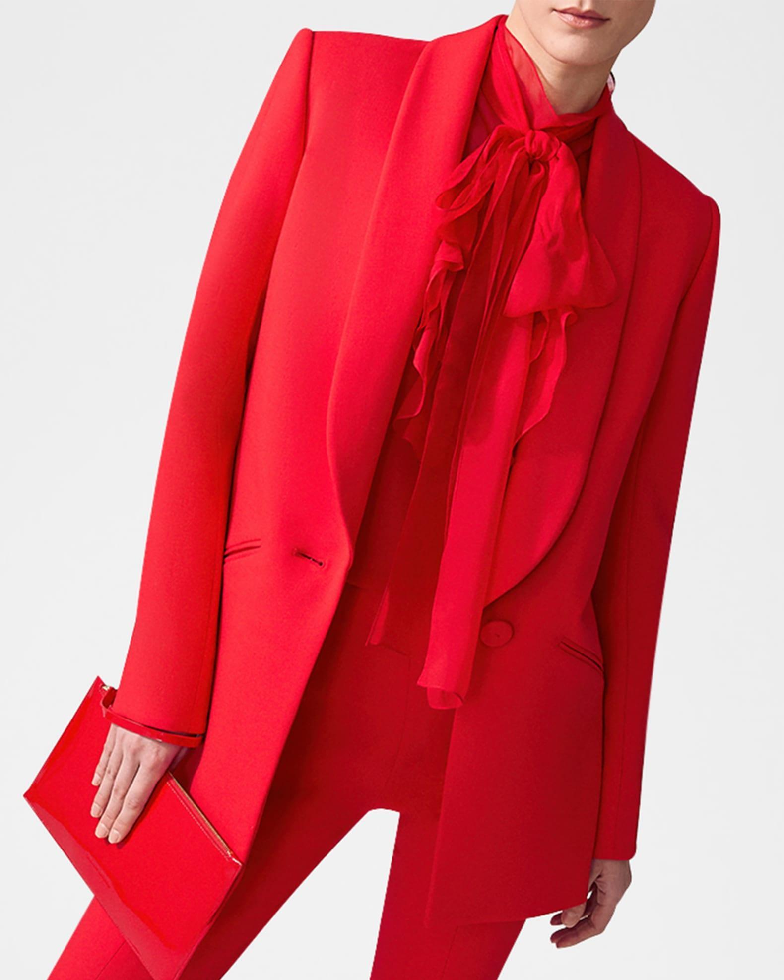 Shawl-Lapel Single-Breasted Jacket Product Image